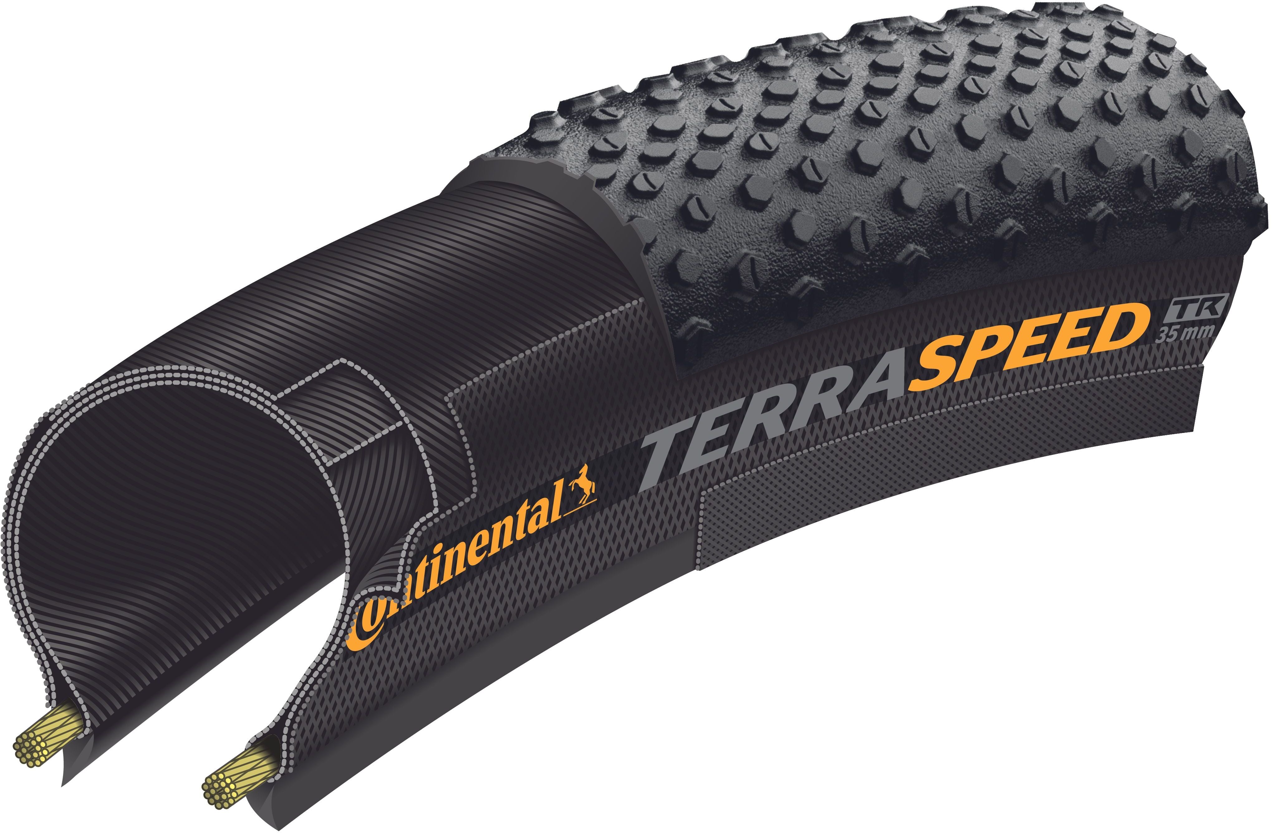 Continental Terra Speed ​​​​ProTection pneu souple TLR 27,5x1,50