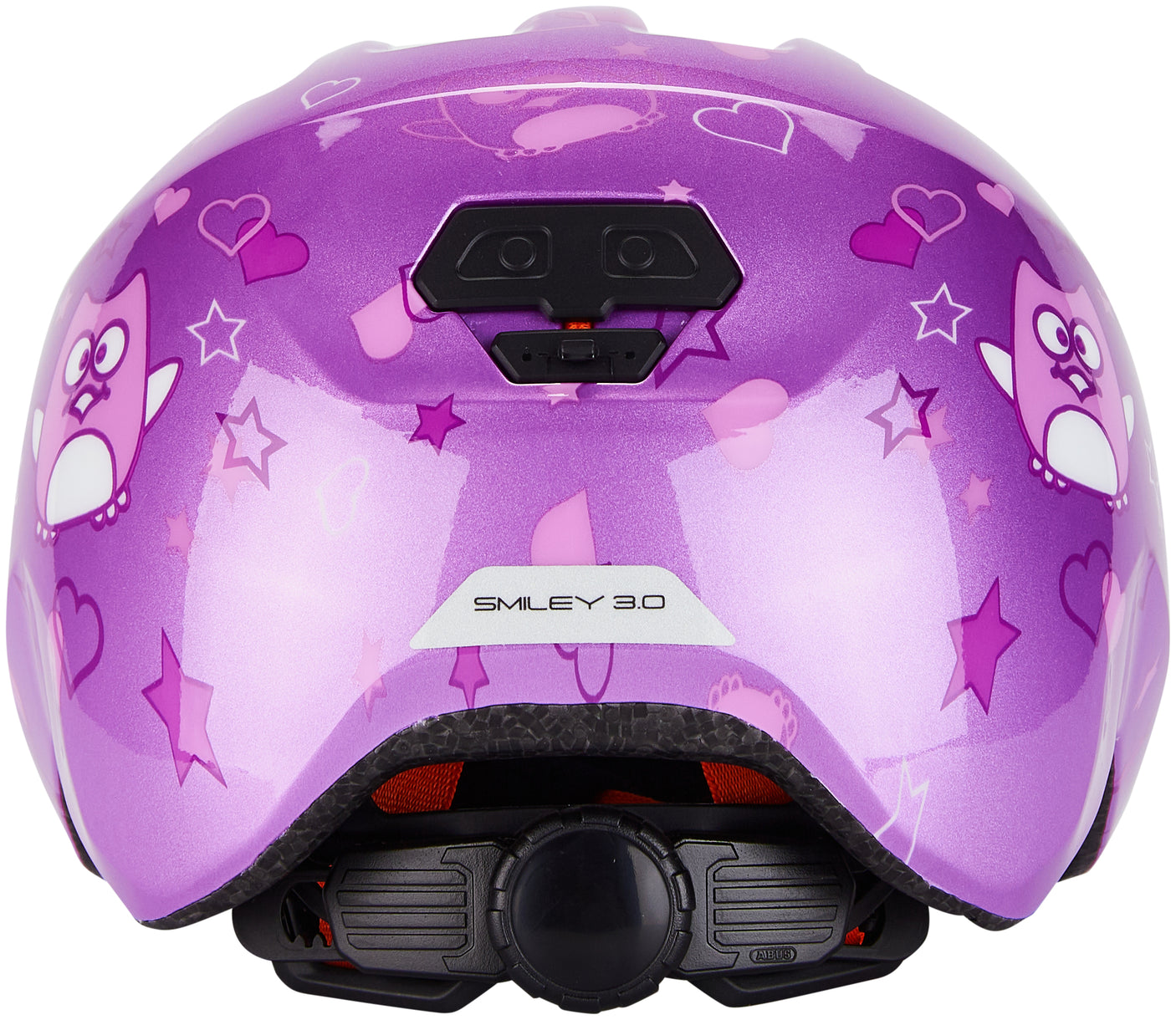 ABUS Smiley 3.0 Casque Enfant, étoile violette