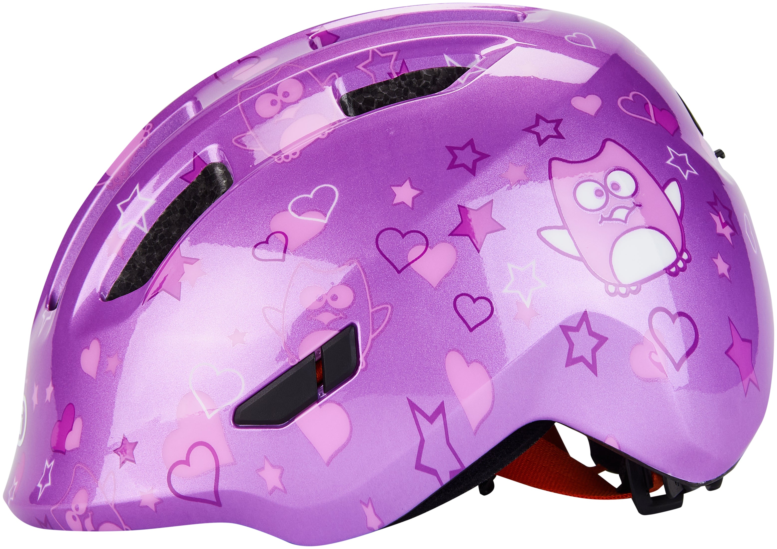 ABUS Smiley 3.0 Casque Enfant, étoile violette