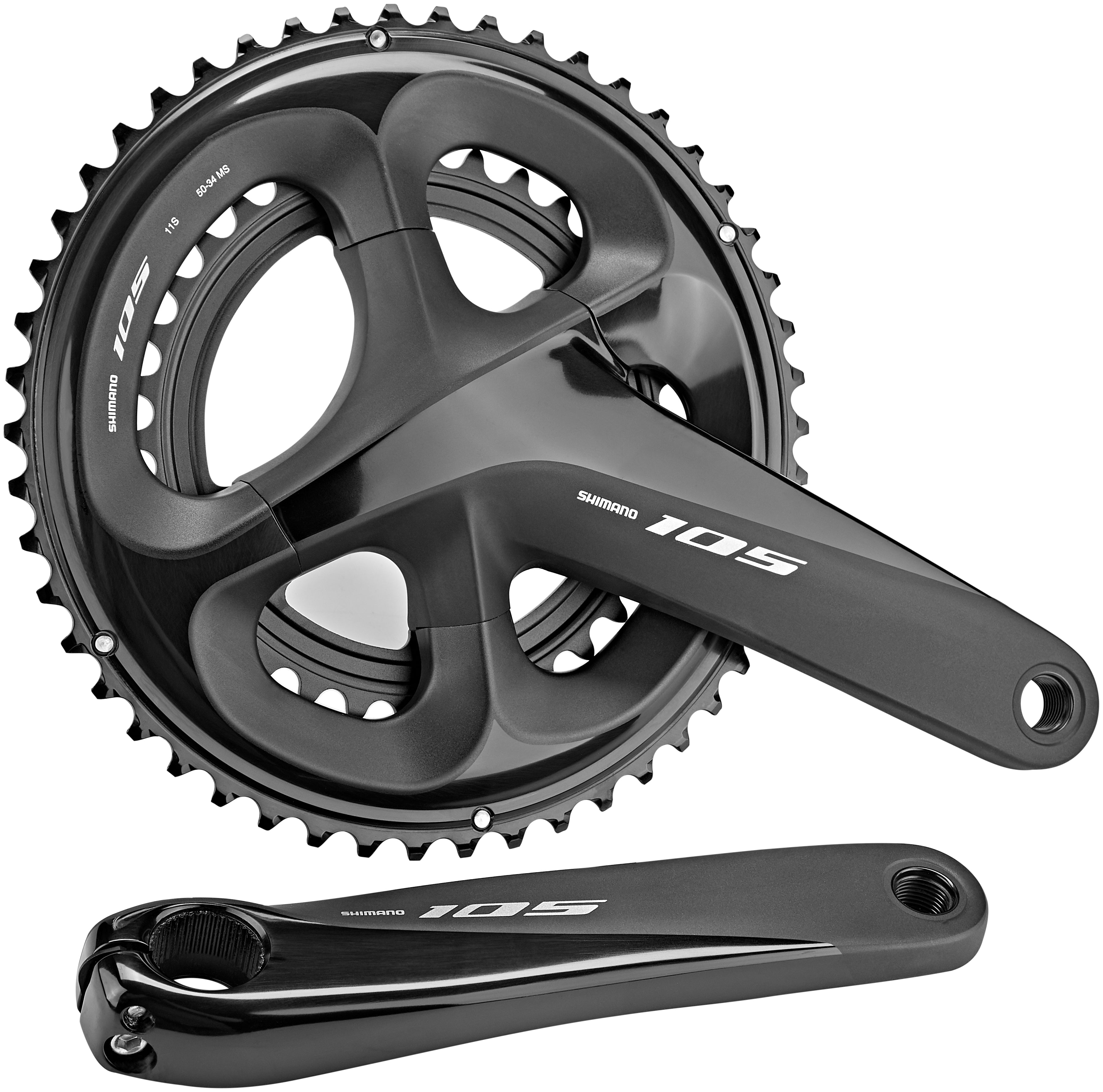 Pédalier Shimano 105 FC-R7000 2x11 50/34 noir