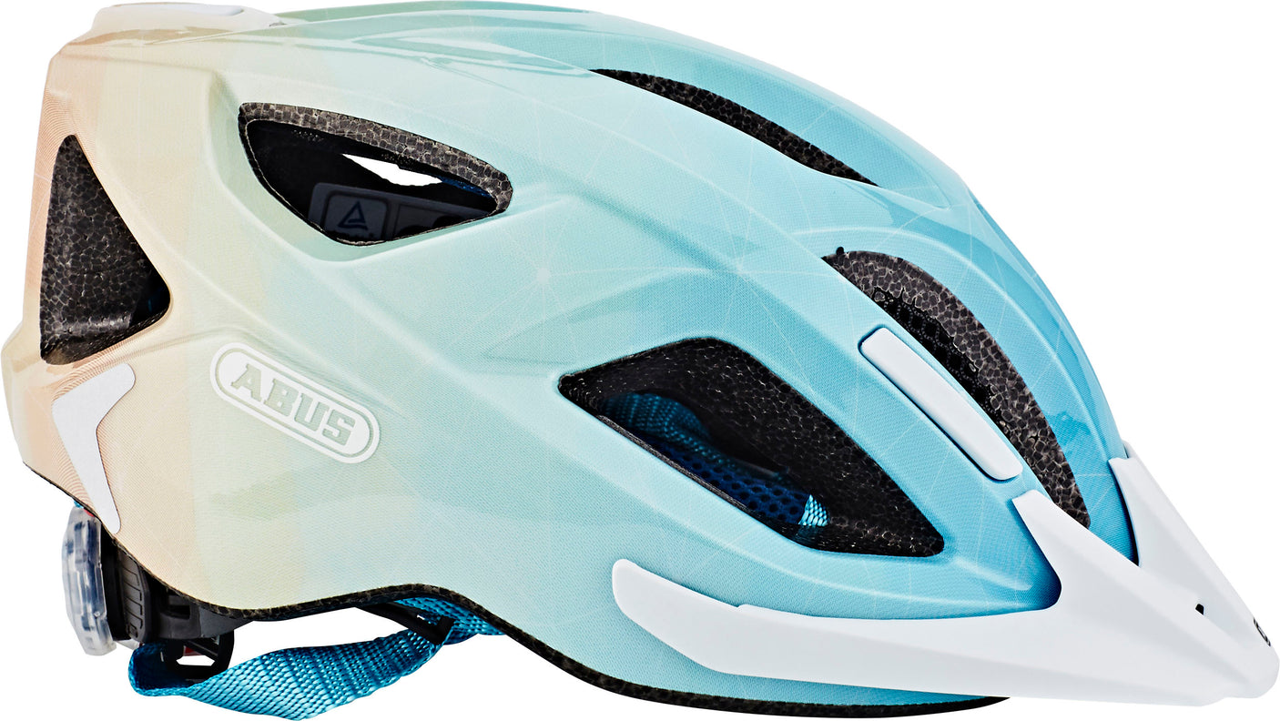 Casque ABUS Aduro 2.0 turquoise/bleu