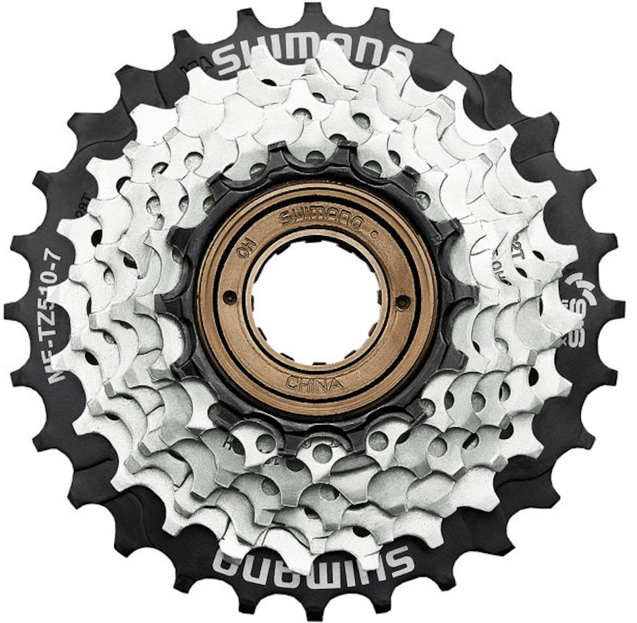 Couronne à vis Shimano MF-TZ510 7 vitesses marron/noir