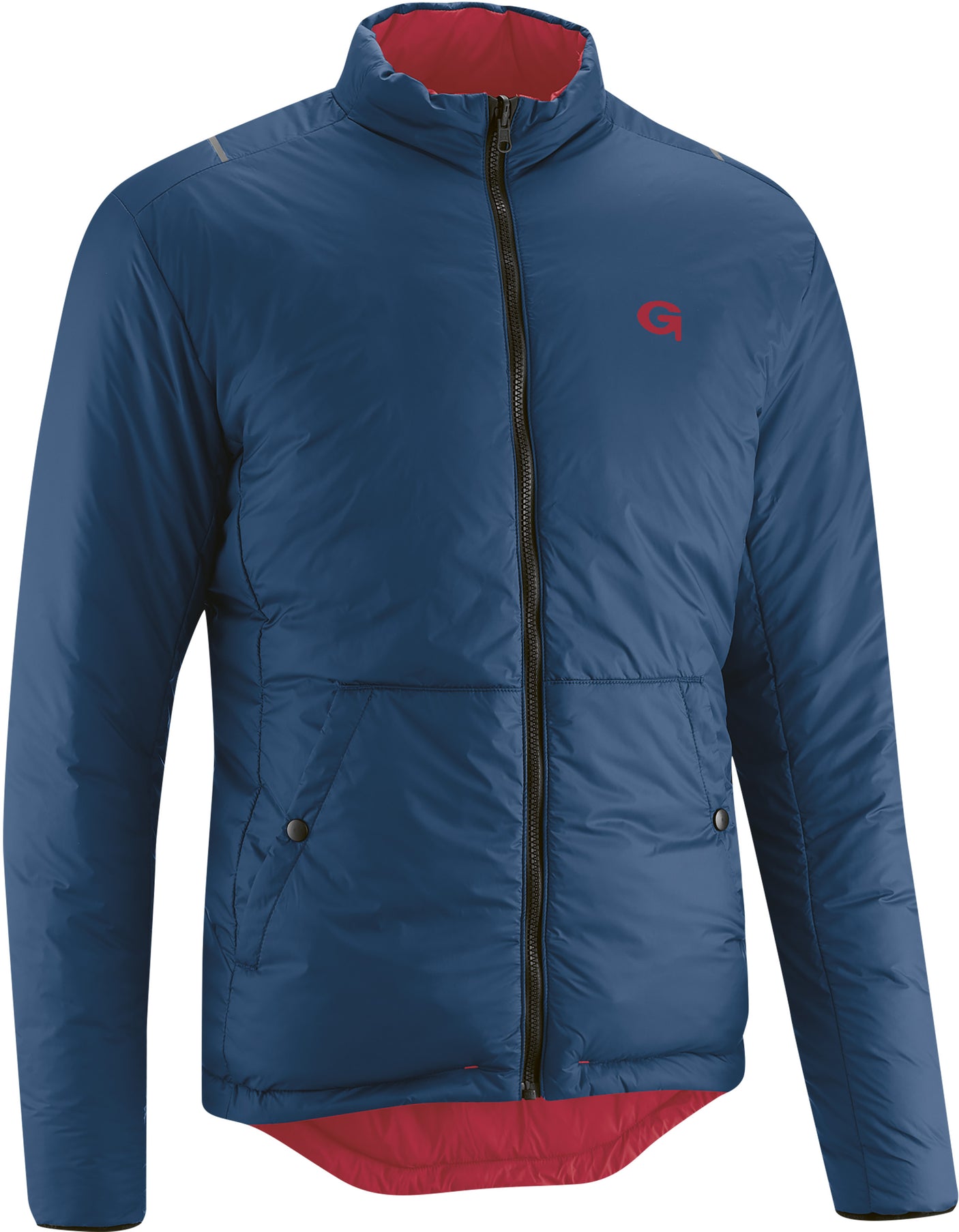 Gonso Bevinco veste thermique hommes rouge/bleu