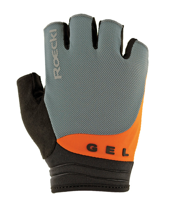 Gants Roeckl Itamos 2 Gris Hurricane/Orange