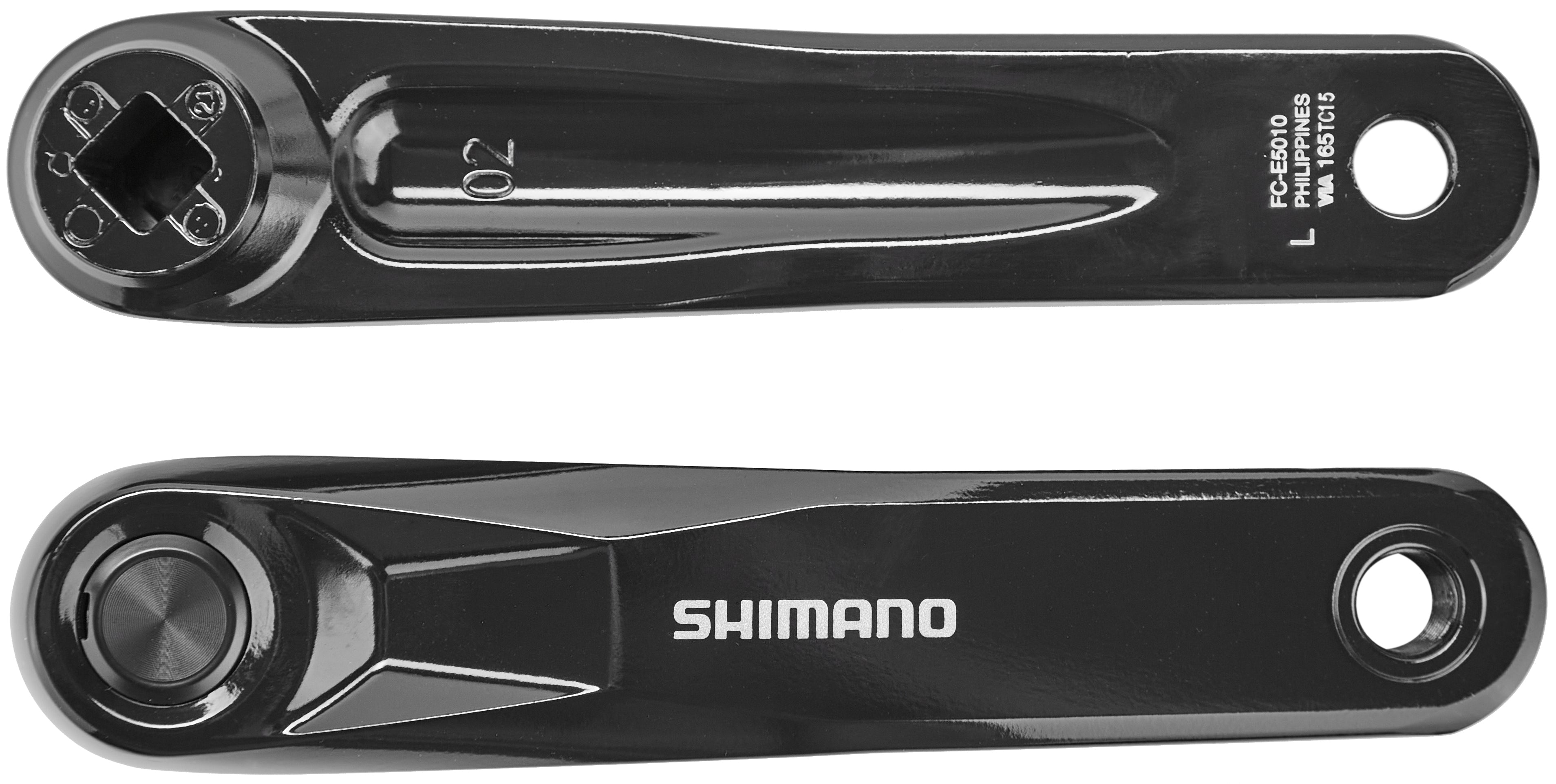 Manivelles pour vélo électrique Shimano VAE Steps Trekking FC-E5010