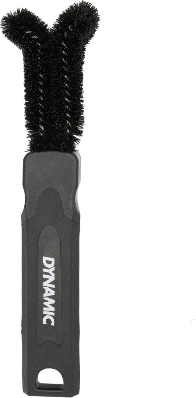 Brosse dynamique à deux dents