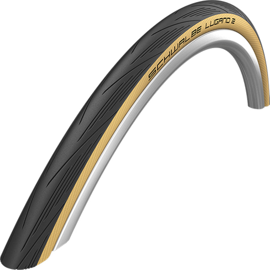 Schwalbe Lugano 2 K-Guard pneu à pneu 700x25C Classic-Skin noir