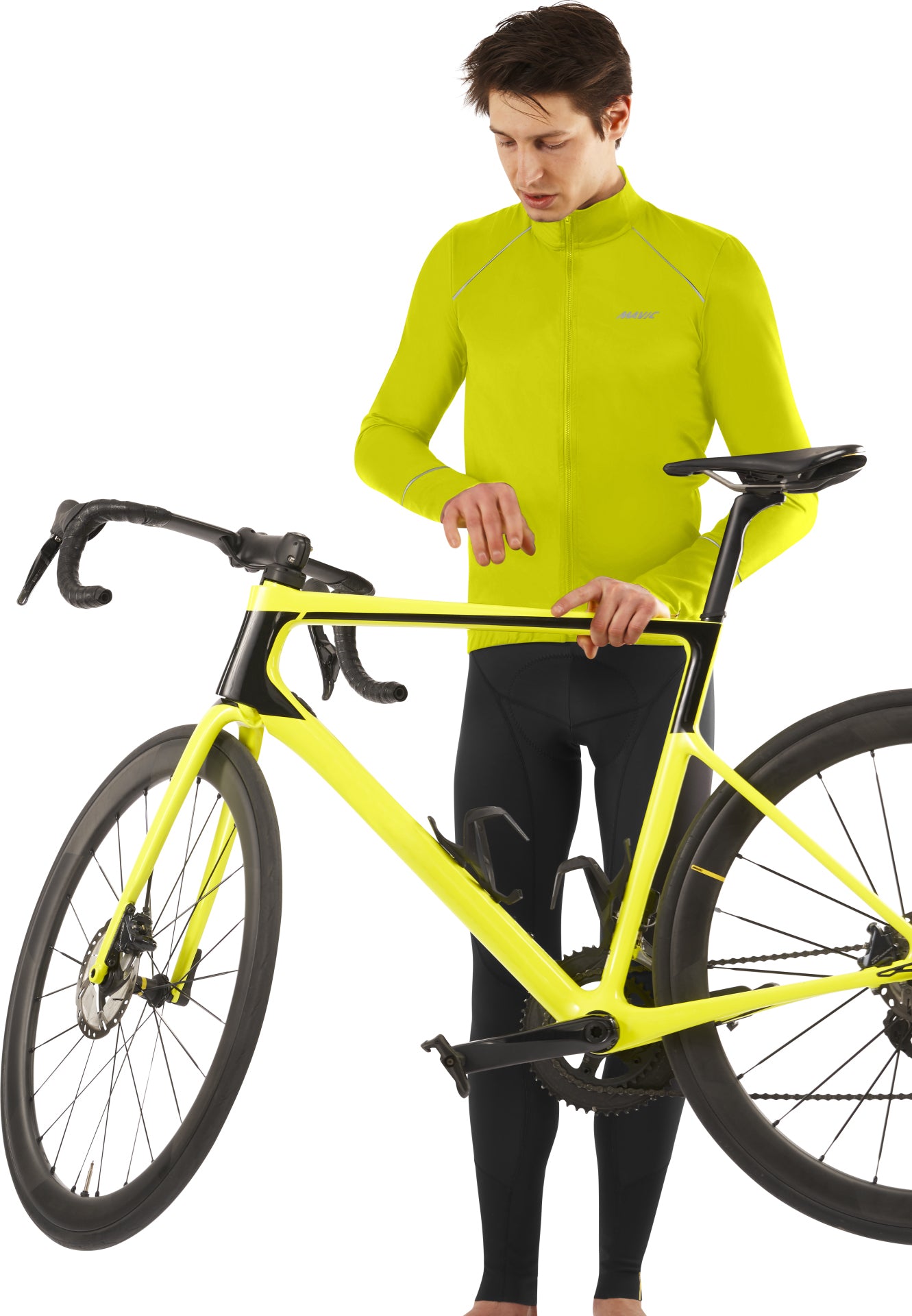 Mavic Mistral Jacke Herren gelb