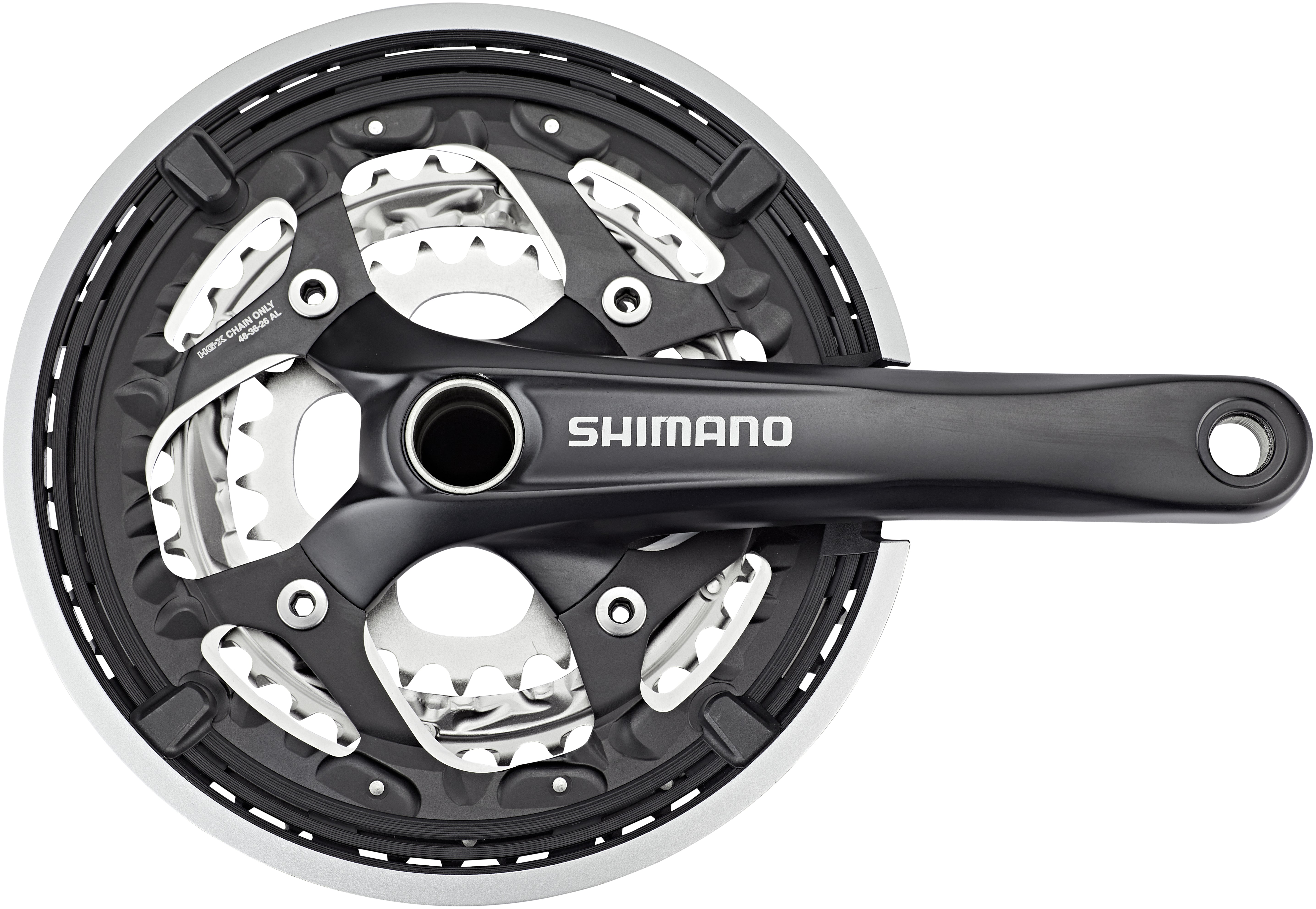 Pédalier Shimano Trekking FC-T551 3x10 48/36/26 dents dont SM-BB52 noir