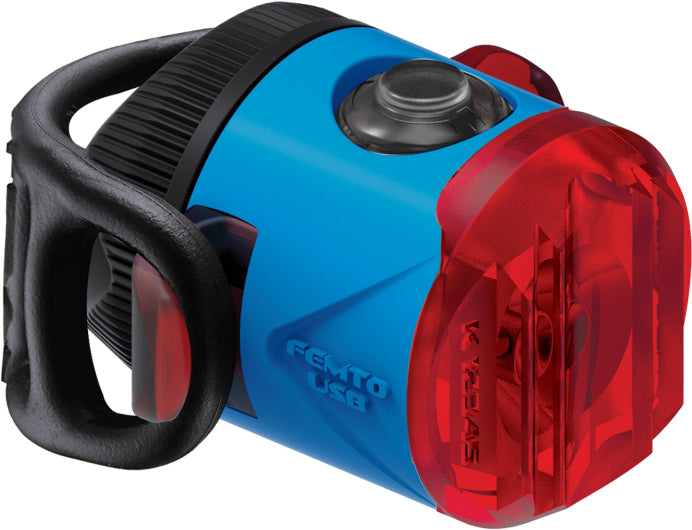 Feu arrière Lezyne Femto Drive LED bleu/noir