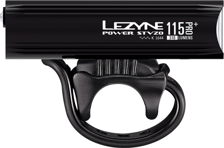 Feu avant Lezyne Power Pro 115 LED noir brillant