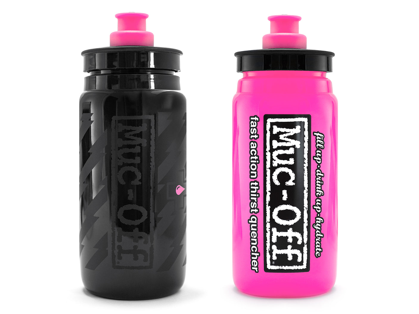 Muc-Off Elite Custom Fly bouteille d'eau 0,5l rose