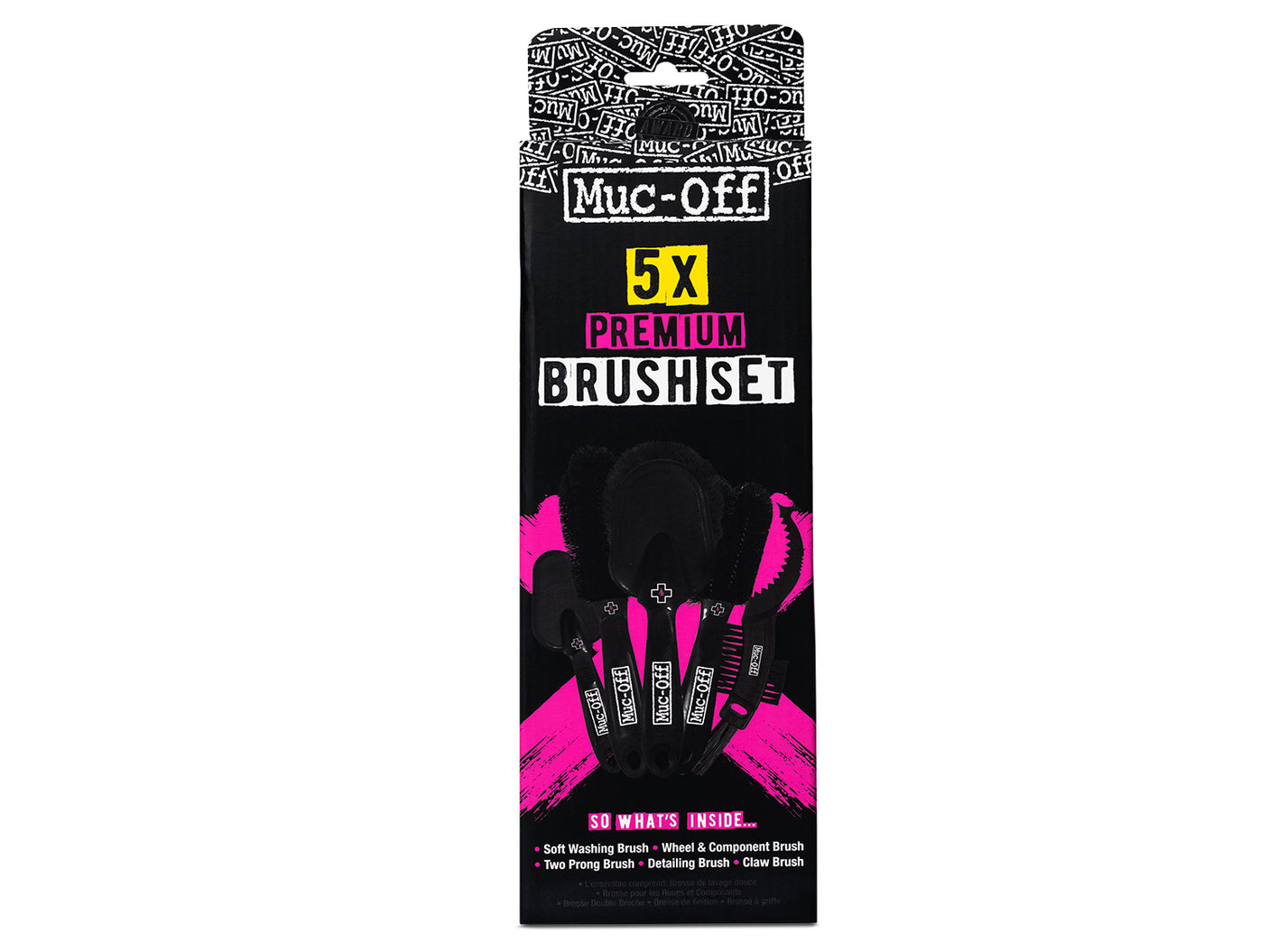 Lot de 5 pinceaux Muc-Off