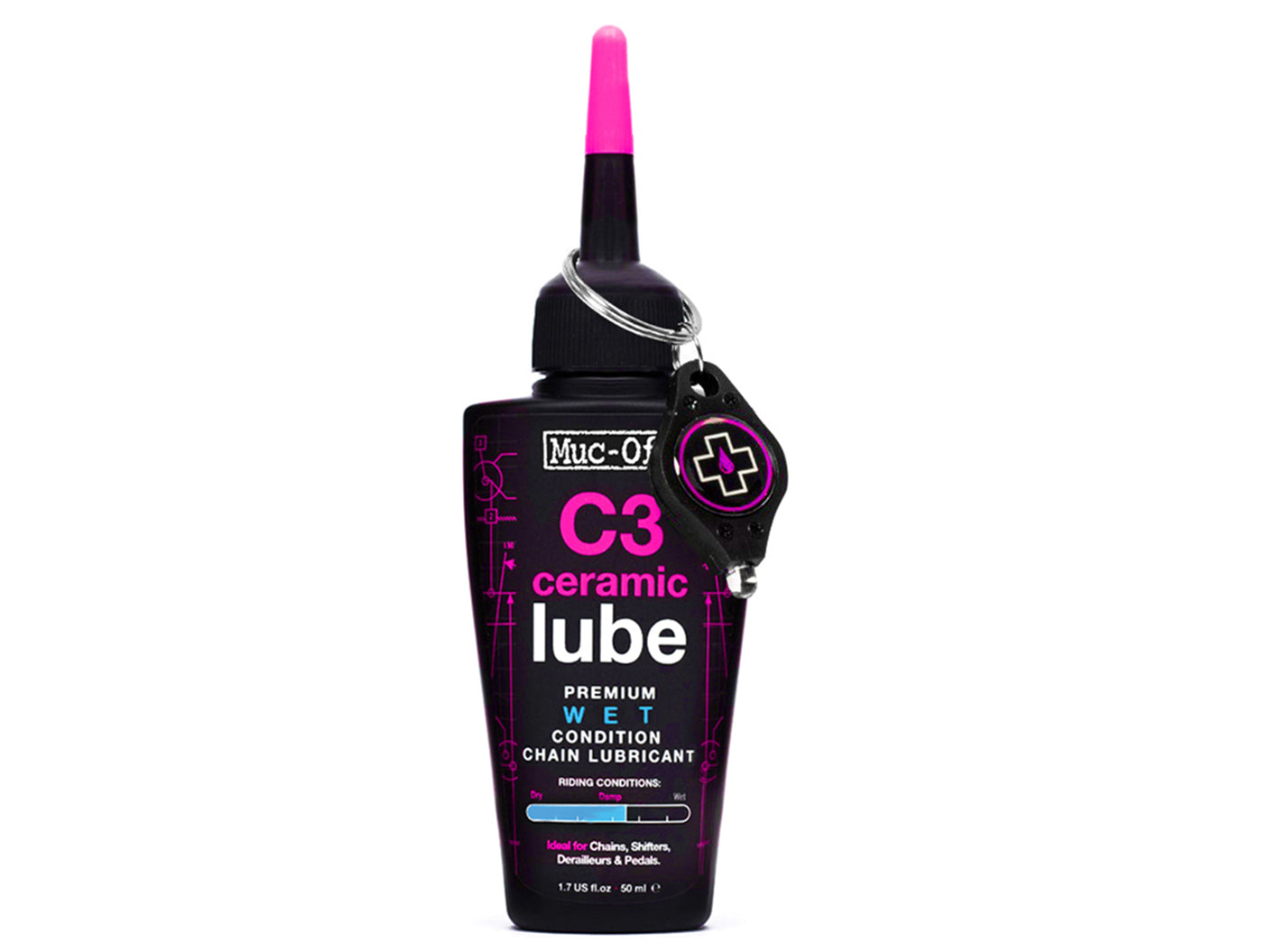 Lubrifiant pour chaîne Muc-Off C3 Wet Ceramic Lube 50 ml