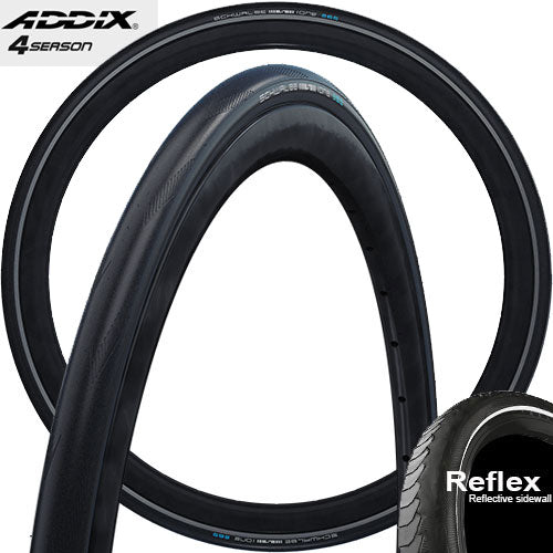 Pneu souple Schwalbe ONE 365 Performance 32-622 Addix 4Season peau noire/reflex noir