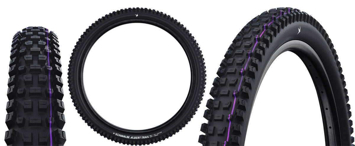 Schwalbe Albert TRAIL PRO pneu souple Addix Ultra Soft noir